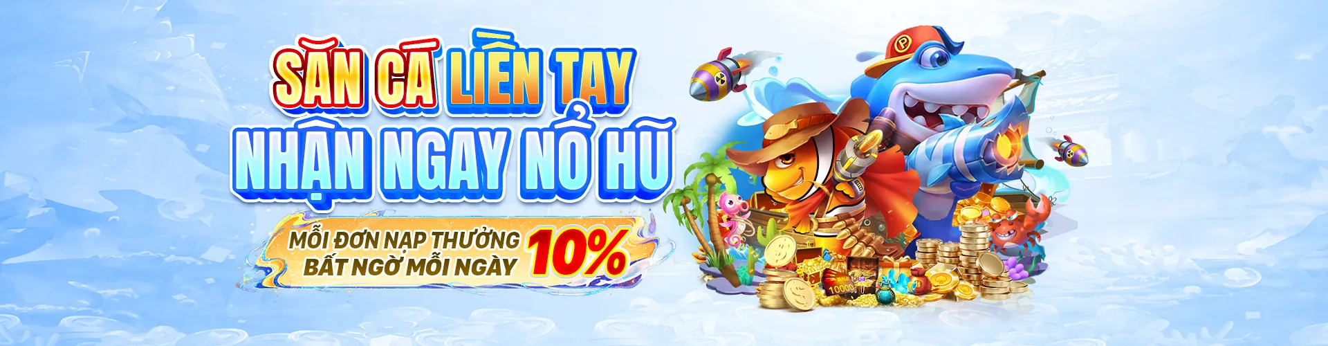 Hình ảnh chính game bắn cá 789b link với kho báu và đại dương
